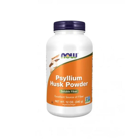Psyllium Husk Pó 340 g Now - Viva Saudável