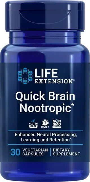 Quick Brain Nootropic 30 Cápsulas Life Extension Life Extension