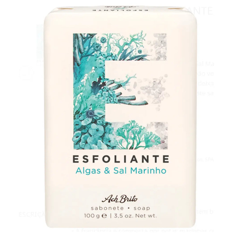 Sabonete Esfoliante Algas e Sal Marinho Ach. Brito 100GR - Viva Saudável
