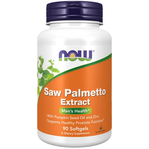 Saw Palmetto Extract 80 mg 90caps Now - Viva Saudável
