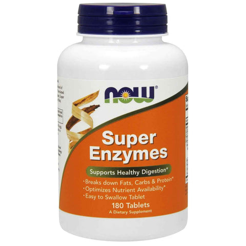 Super Enzymes 180comp Now - Viva Saudável
