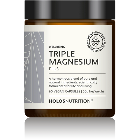 Triplo Magnésio Plus 60 Cápsulas Holos Nutrition - Viva Saudável