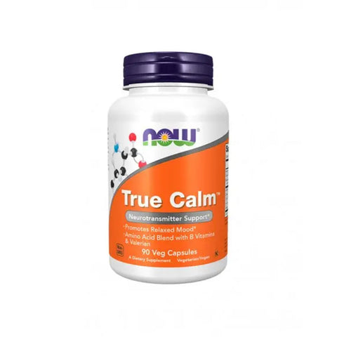 True Calm Amino Relaxer 90 Caps Now - Viva Saudável