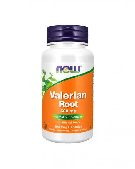 Valerian Root 500 mg 100 Caps Now - Viva Saudável