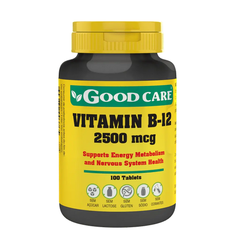 Vitamina B12 2500 Mcg – 100 Comp – Goodcare - Viva Saudável