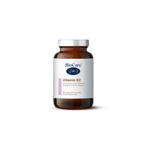 Vitamina B2 30 Caps Biocare - Viva Saudável