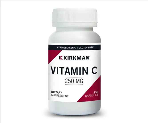 Vitamina C 250mg 100 caps Kirkman Labs - Viva Saudável
