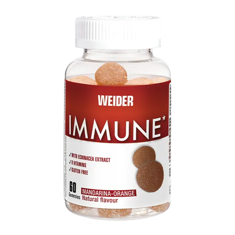 Weider Immune 60 Gummy Orange Flavor - Viva Saudável