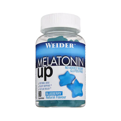 Weider Melatonin UP 60 Gummies Blueberry - Viva Saudável