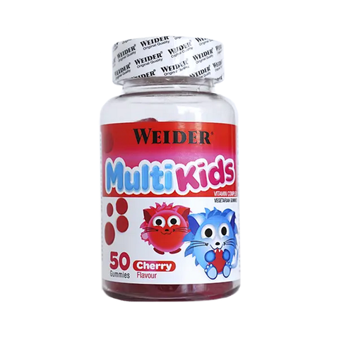 Weider Multikids 50 Gummies Cherry - Viva Saudável