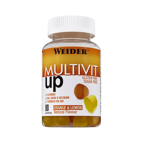 Weider Multivit up 80 Gummies Orange&Lemon - Viva Saudável