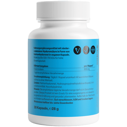Ácido Hialurónico HA 800mg - Viva Saudável