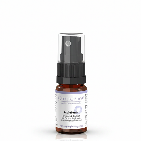 Melatonina Lipossomal CentroPhos – embalagem sobre fundo branco