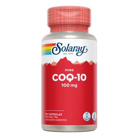 Coenzima Q10 100 mg 30 Cápsulas Solaray – Viva Saudável