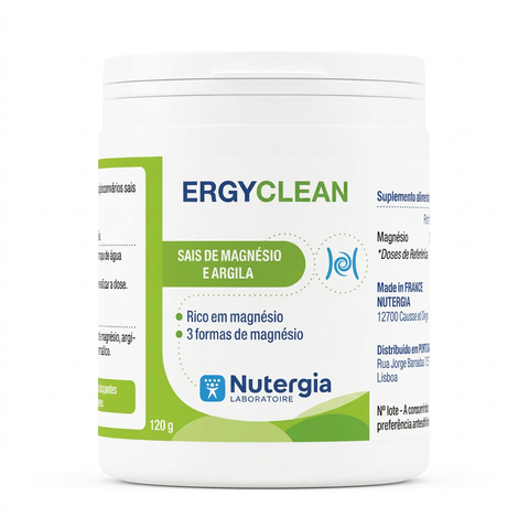 ErgyClean Nutergia 120 g em fundo branco