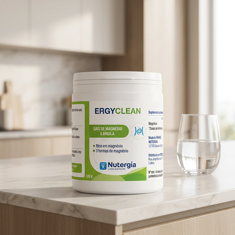 ErgyClean Nutergia numa bancada de cozinha