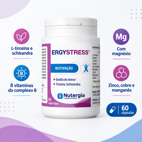 ERGYSTRESS Nutergia com badges informativos