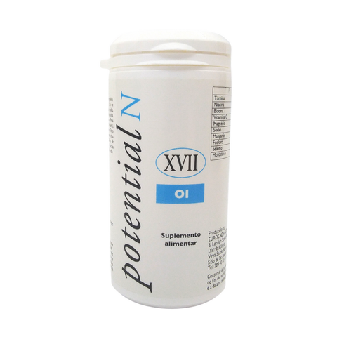 Potential N XVII OI Ouvido Interno 60 cápsulas — micronutrição funcional Potential N