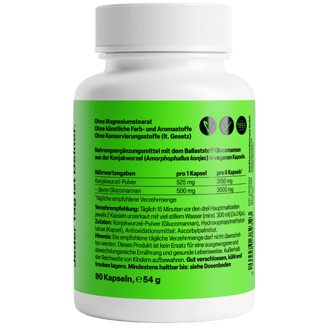 Glucomanano 500mg - Viva Saudável