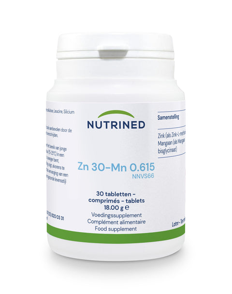 Zinc 30 / Manganese 0.615 30 Tab Nutrined