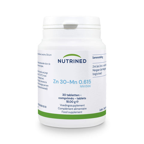 Zinco 30 / Manganês NutriNED – embalagem do produto