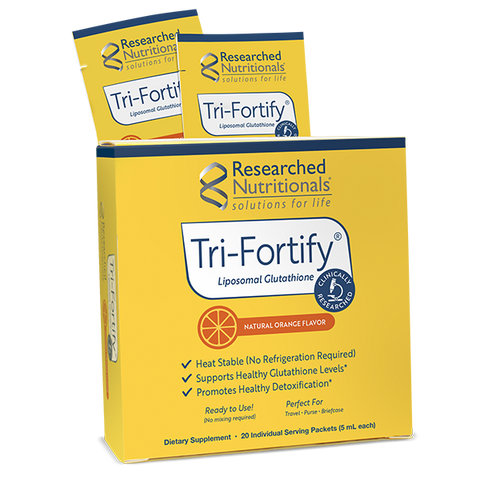 Tri-Fortify® Laranja 20 Saquetas Researched Nutritionals