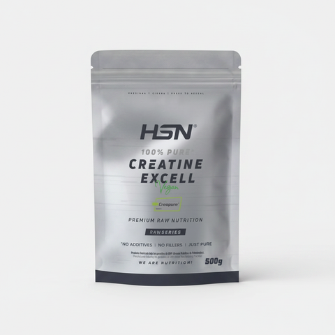 Creatina Creapure HSN – embalagem sobre fundo branco
