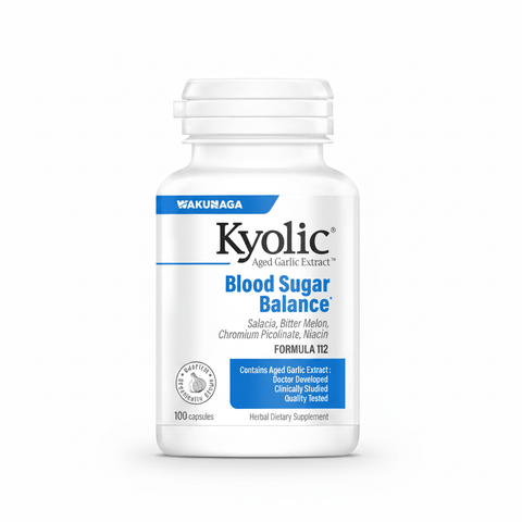 Kyolic Bood Sugar Balance 112 100 Caps - Viva Saudável