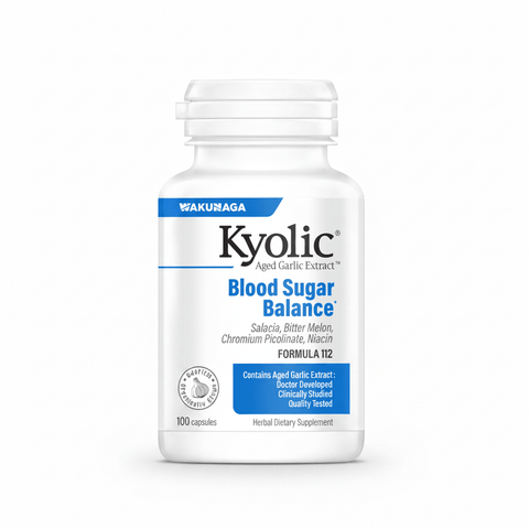 Kyolic Bood Sugar Balance 112 100 Caps - Viva Saudável