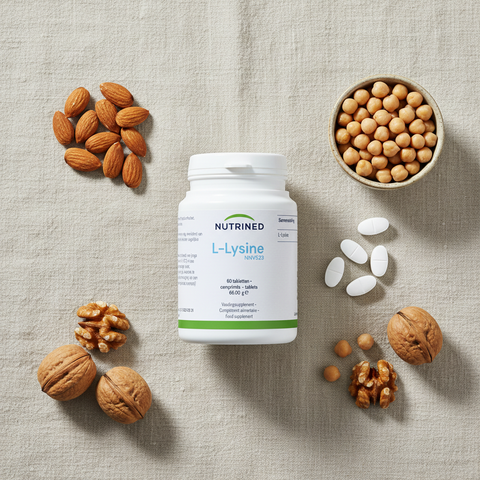 L-Lysine — Flat Lay