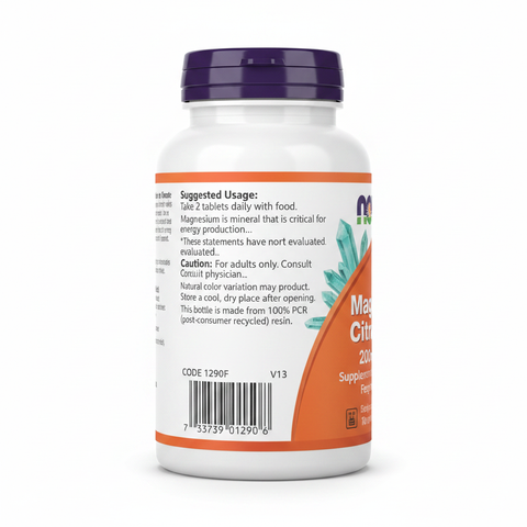 Magnesium Citrate – Vista Lateral E-commerce