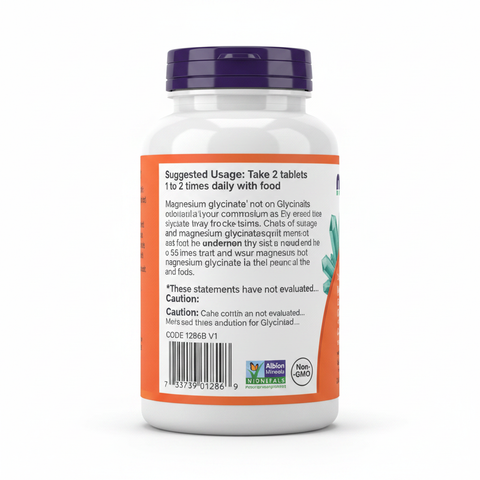 Magnesium Glycinate – Vista Lateral E-commerce