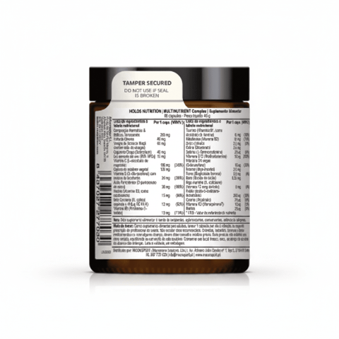 Multi Nutrient Complex 60 Caps Holos Nutrition - Viva Saudável