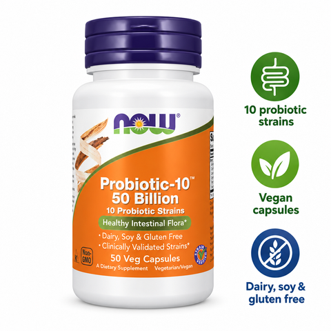 NOW Probiotic-10, composição