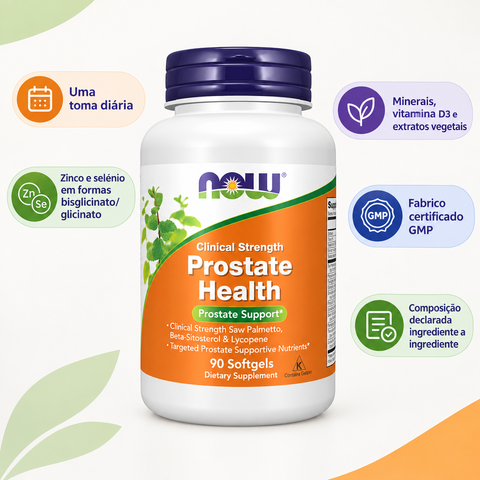 Prostate Health NOW com badges
