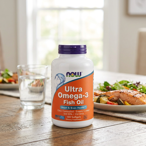 Ultra Omega-3 NOW, fotografia lifestyle