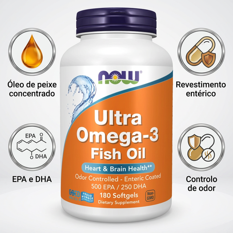 Ultra Omega-3 NOW, imagem informativa