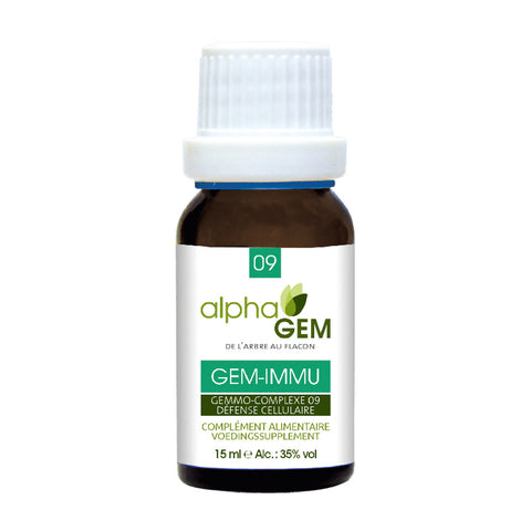 Gem-Immu 9 Alphagem 15 ml – complexo de gemoterapia com abeto, roseira-brava e groselheira-negra