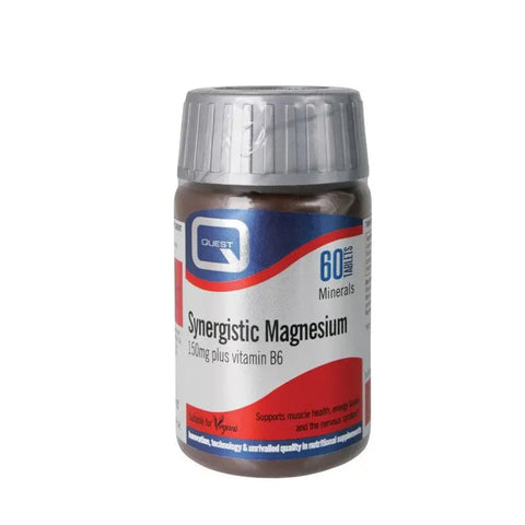 Magnésio Sinérgico Quest 30 comprimidos – magnésio quelatado com vitamina B6