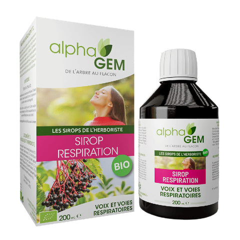 Xarope da Respiração Alphagem 200 ml – sabugueiro, eucalipto e plantas bio