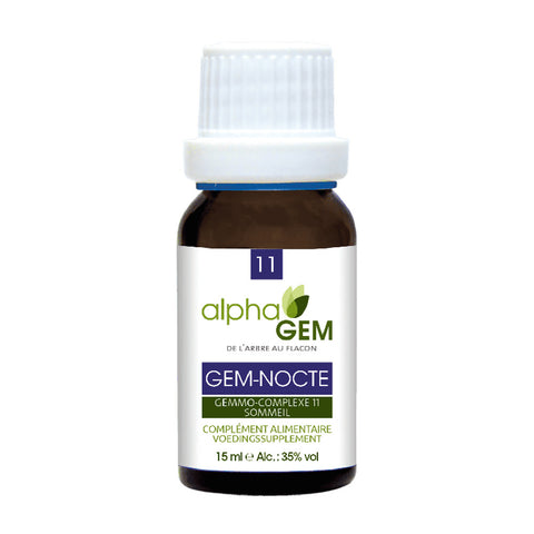 Gem-Nocte 11 Alphagem 15 ml – complexo de gemoterapia com figueira, tília e pilriteiro