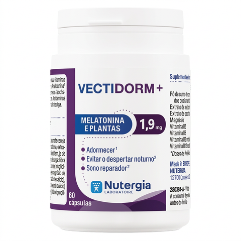 Vectidorm+ Nutergia em fundo branco