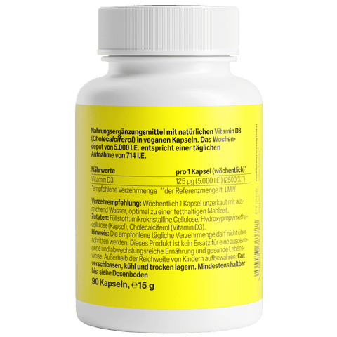 Vitamina D3 5000 U.I. - Viva Saudável