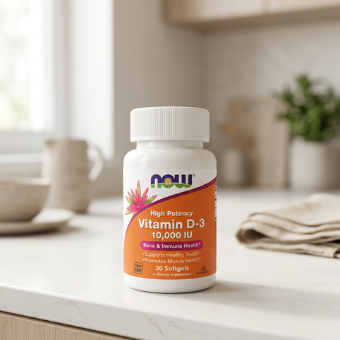 Vitamina D3 NOW, fotografia lifestyle