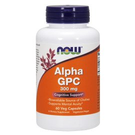 Alpha  GPC 300 mg 60 caps Now NOW