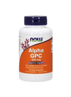Alpha GPC 300 mg 60 caps NowNOW