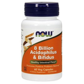 Acidophilus/Bifidus 8 Bilioes 60 Caps Now NOW