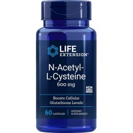 N-Acetyl-L-Cysteine 600mg 60 caps Life Extension Life Extension