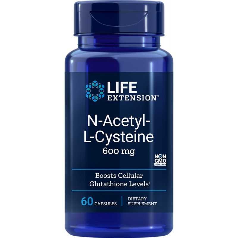 N-Acetyl-L-Cysteine 600mg 60 caps Life ExtensionLife Extension