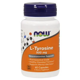 L-Tyrosine 500mg 60caps Now NOW